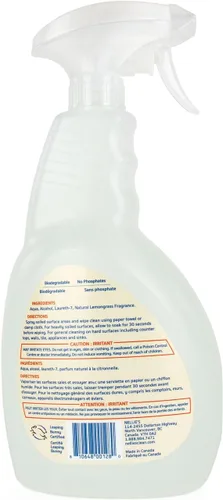 Vista 7 de Nellie's Limpiador multiusos Spray de limpieza multiusos Fabricado en Canadá