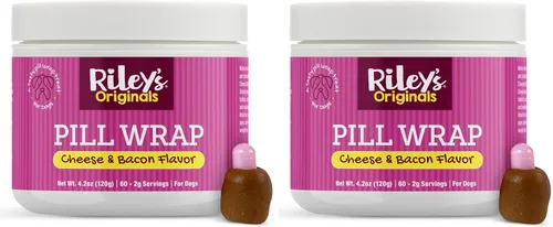 Vista 18 de Riley's Pastillero para perros – Pasta de pastillas de queso y tocino para perros – 4.2 oz