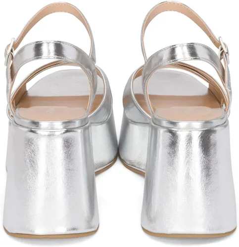 Vista 5 de Chariot & Co -Daystar- Sandalias de verano de moda con plataforma y correa al tobillo para mujer
