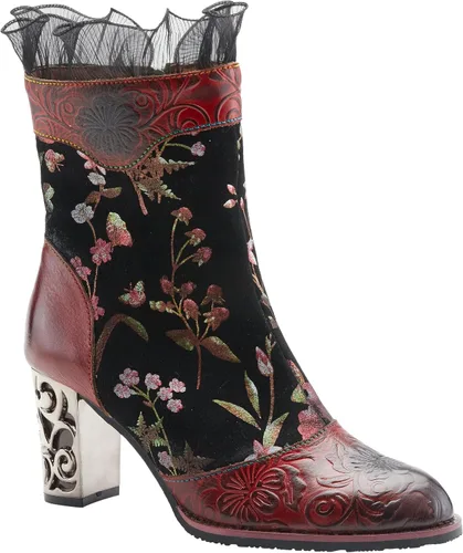 Vista 3 de Spring Steps LArtiste Gaga - Botas de media pantorrilla para mujer - Botas de mujer con cierre de cremallera lateral - Cómodas botas occidentales