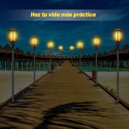 Vista 7 de Chunful Juego de 8 estacas de luz solar de repuesto para lámpara coja, poste de extensión, estaca de tierra y conector de junta para jardín al aire