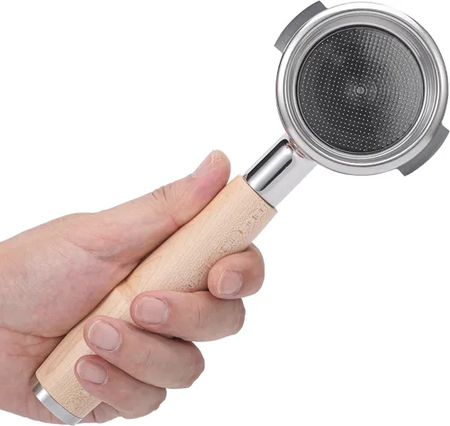 Vista 8 de 58mm Portafiltro sin fondo para cabeza de grupo E61 Portafiltro desnudo de grado profesional de barista Compatible con Rocket, Lelit, Ascaso