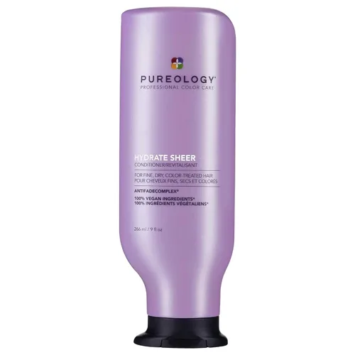 Vista 10 de Pureology Acondicionador Hydrate Sheer - Acondicionador hidratante ligero para cabello fino o seco teñido, sin silicona y vegano