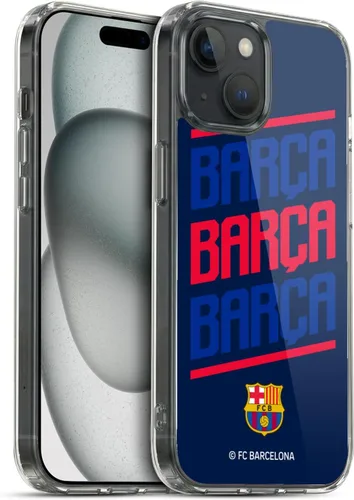 Vista 206 de Head Case Designs Funda de gel suave con licencia oficial del FC Barcelona Barca Crest Graphics [protección de grado militar] compatible con Apple