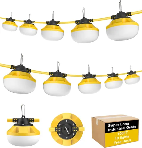 Vista 14 de Grado industrial de las luces LED de la cadena de la construcción de 50FT libre para el gancho de escalada