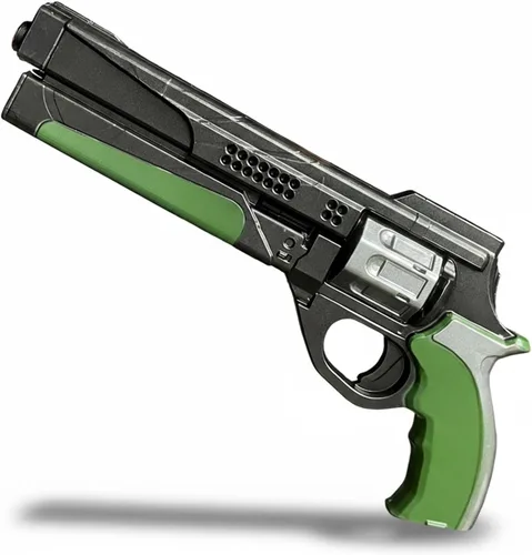 Vista 14 de otaku gear Réplica de pistola decorativa de espuma, accesorio de disfraz para cosplay, juegos de rol y exhibición para adultos, Dorado