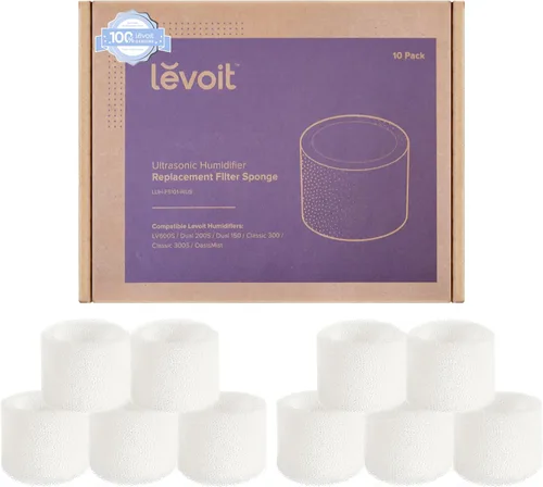 Vista 10 de Levoit Filtro de repuesto original para humidificador evaporativo inteligente Superior Studio 450S, minimiza el polvo blanco, filtro de mecha