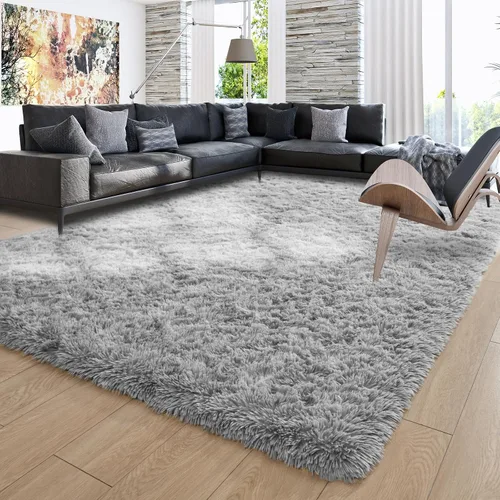 Vista 38 de Ompaa Alfombra Esponjosa, Alfombras de Área Súper Suaves y Peludas para Dormitorio y Sala de Estar - 6' x 9' Alfombra Grande de Felpa Peluda Shag