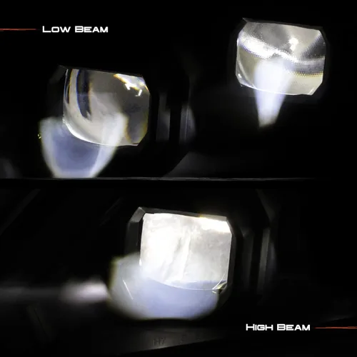 Vista 5 de AKKON - Para 2008-2015 G37 / Q60 Coupé [LED completo de haz bajo/alto] con faros delanteros de proyector de tubo de señal secuencial