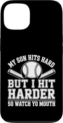 Vista 7 de My Son Hits Hard But I Hit Harder So Watch Yo Mouth - Case for iPhone 16