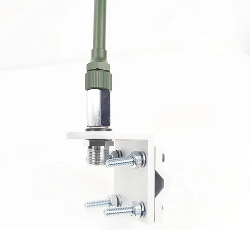 Vista 7 de 3/8-24 Roscado Antena Stud SO-239 Adaptador Latón cromado para Antenas de radio CB y Jamón