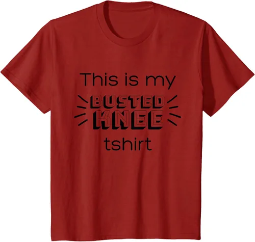Vista 61 de Funny Broken Knee Joke - Camiseta de regalo para lesión de rodilla