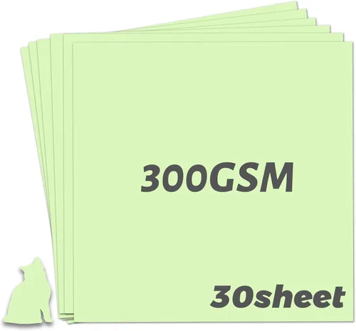 Vista 12 de YINUOYOUJIA Cartulina 12 x 12 pulgadas Papel grueso 30 hojas, cartulina negra de 250 g/m²/92 lb