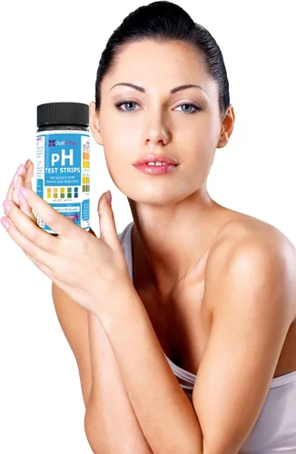 Vista 8 de Just Fitter Tiras de prueba de pH para probar los niveles alcalinos y ácidos en el cuerpo. Monitorea y controla tu nivel de pH con saliva y orina.