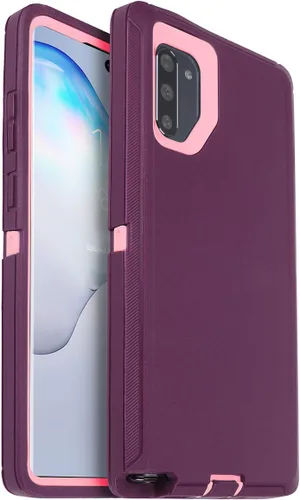 Vista 8 de AICase Funda para Galaxy Note 10, protección contra caídas de cuerpo completo, resistente, con protector de pantalla, a prueba de golpes, caídas