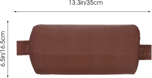 Vista 6 de Yardwe Almohada reclinable para silla de playa, reposacabezas acolchado extraíble con banda elástica, almohada para silla de descanso, soporte