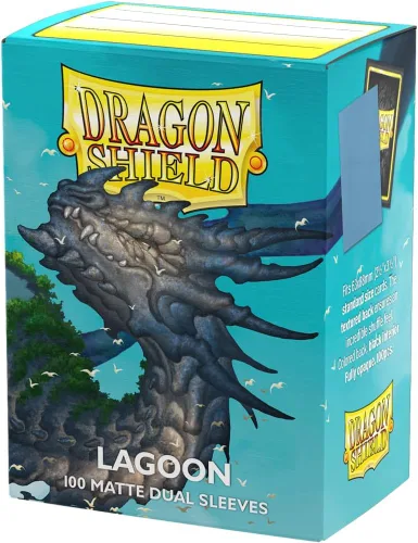Vista 25 de Dragon Shield Fundas para tarjetas de tamaño estándar doble mate 100 unidades - Fundas TCG suaves y resistentes - Compatible con Pokemon, One
