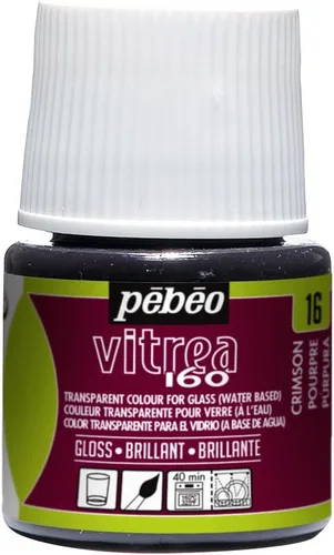 Vista 33 de Pebeo Vitrea 160 - Botella de diluyente para pintura de vidrio (45 ml)