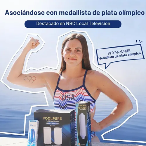 Vista 2 de POOLPURE Filtro de piscina PLF120A reemplaza a Hayward C1200, CX1200RE, Pleatco PA120, Ultra-B2, Unicel C-8412, Filbur FC-1293, Clearwater II 125