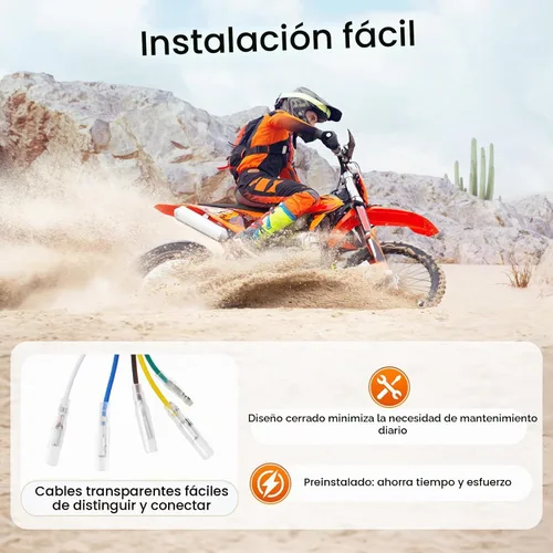 Vista 6 de Kit de motor de 110CC Pit Bike Motor ATV Quad Motor con arranque de patada y sistema de encendido CDI ATV Motor de motocross para Honda CRF50 CRF70