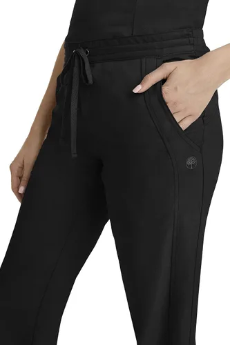 Vista 4 de Healing Hands Pantalón de hospital de etiqueta púrpura para mujeres modelo Taylor 9095 2 con cordón y 2 bolsillos
