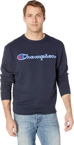 Vista 17 de Champion - Sudadera de forro polar de peso medio con cuello redondo para hombre (normal o grande y alta)