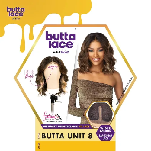 Vista 7 de Sensationnel Peluca de encaje frontal HD Butta Lace Unit 8 (1)
