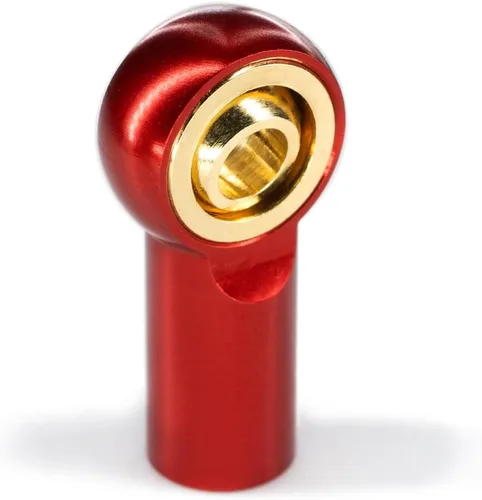 Vista 7 de [20 piezas] M3 RC, extremos de varilla de rótula M3 de aleación de aluminio CNC con bola de cobre chapada en oro, extremos de enlace de precisión