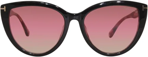 Vista 2 de Gafas de sol Tom Ford FT 0915 Isabella- 02 05F Brillante Negro y Rosa HabanaGradien, Negro brillante y rosa Havana marrón degradado, rosa, 5618140