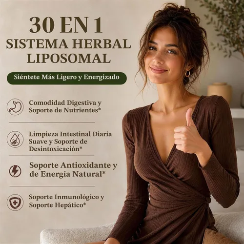 Vista 2 de Gotas de clavo de nogal negro de ajenjo liposomal 30 en 1, 4 onzas líquidas