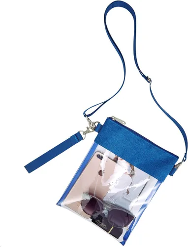 Vista 11 de Clear Crossbody Purse Bag Stadium Approved Clear Tote Bag for Work Concert Sports