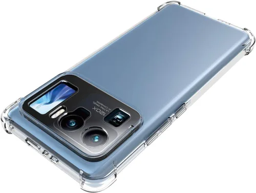 Vista 4 de USTIYA Funda para Mi 11 Ultra Clear TPU Cuatro Esquinas Cubierta Protectora Transparente Suave