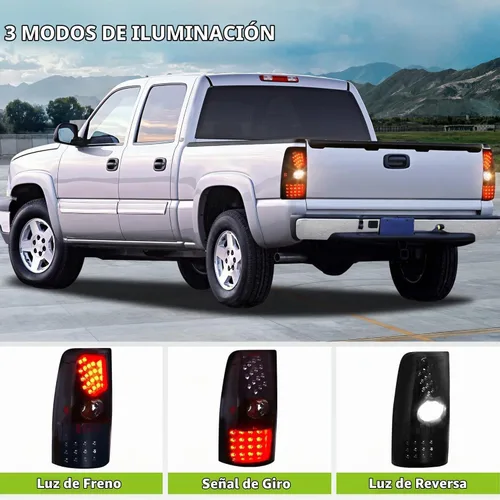 Vista 2 de AUTOSAVER88 Luces traseras LED compatibles con Chevy Silverado 1999-2006, 2007 Chevy Silverado Classic, lámparas traseras para GMC Sierra 1999-2002