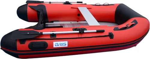 Vista 8 de BRIS Bote inflable de 8.8 pies de barco pontón de pesca tierno con piso de aluminio