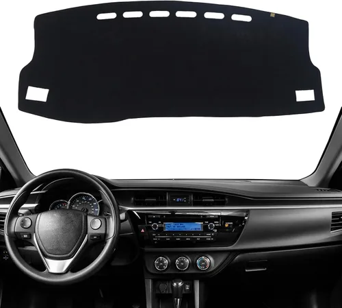 Vista 18 de Alfombrilla Cobertora para Salpicadero Compatible con Toyota Sienna 2010-2004 (Sin Modelos HUD), Alfombrilla Antirreflejos para Salpicadero