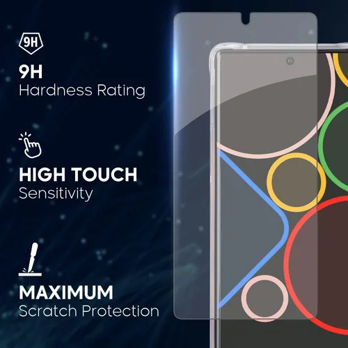 Vista 3 de Case-Mate - Serie Tough - Paquete de protección - Funda y protector de pantalla para Google Pixel 6 Pro - Delgado - Protección contra caídas de 10