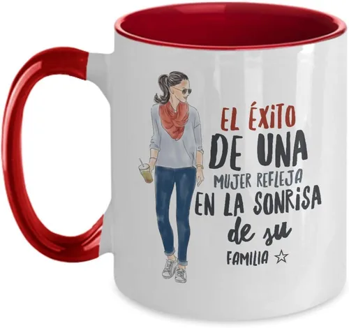 Vista 4 de Mujer regalo para amiga, novia, esposa, prima taza de café, 11onza, Rosado
