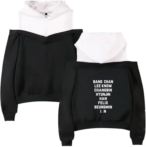 Vista 5 de KPOP SKZ Merchandise, SKZ Sudadera con capucha Hyujin I.N Jisung Woojin