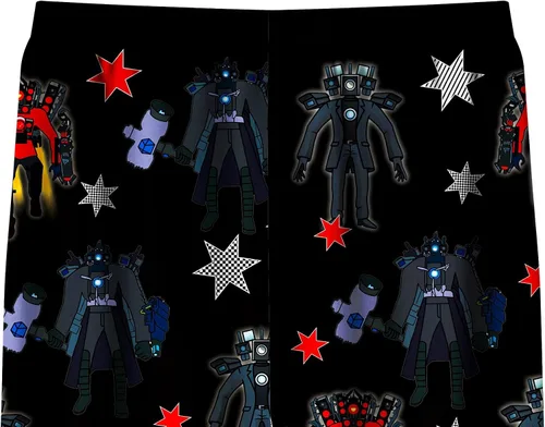 Vista 7 de Skib-di - Conjunto de pantalón para niños, Titan Speakerman TV, hombre, jugador, manga larga, camarógrafo, ropa de 2 piezas, talla 5-12 años