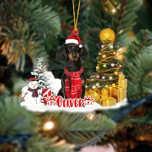 Vista 75 de NAZENTI Adorno personalizado de gato abisinio con árbol de pino, adorno de Navidad personalizado para perros amantes de las mascotas, colgante