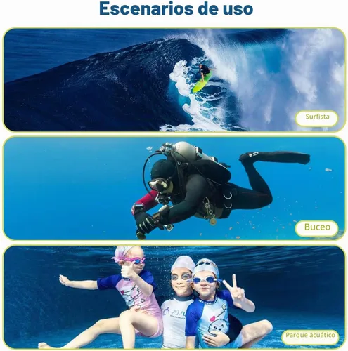 Vista 5 de Carcasa de buceo impermeable de 164 ft compatible con DJI Osmo Pocket 3