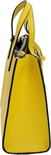 Vista 4 de Marc Jacobs M0015685 Hot Spot Amarillo con herrajes plateados, asa superior pequeña para mujer, Amarillo