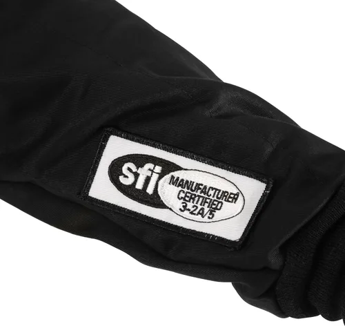 Vista 3 de RaceQuip Chaqueta de traje de fuego de conductor de carreras SFI multicapa 3.2A/5 negro pequeño 121002