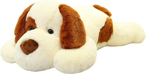 Vista 12 de YESGIRL Animales de peluche con peso de gato de 26.4 pulgadas, 5 libras, animal de peluche grande con peso, linda almohada de juguete de peluche
