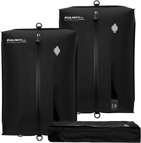 Vista 20 de Bolsas de vacío de viaje, bolsa de compresión de vacío impermeable IPX8 Bolsas de vacío para viajes con bomba sin batería, TSA bolsas