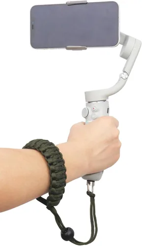 Vista 7 de Correa de muñeca para cámara Paracord con tornillo para Insta 360 X3, Ace Pro, cámaras réflex digitales, palos de selfie