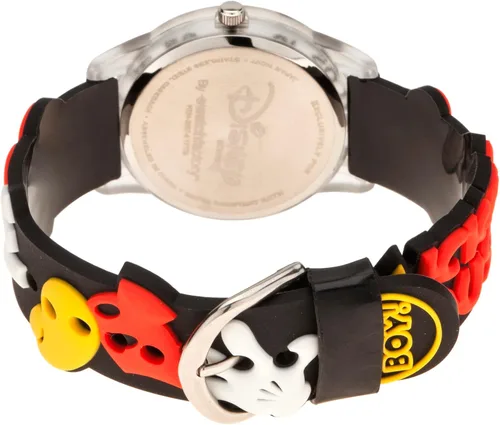 Vista 2 de Disney Mickey Mouse - Reloj analógico de cuarzo 3D para niños, Negro