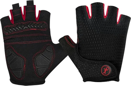 Vista 5 de MOREOK Guantes de ciclismo para hombresmujeres-almohadilla de gel de 0.197 in Guantes de ciclismo de medio dedo para ciclismo, levantamiento