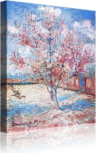 Vista 26 de IPIC - Campo de trigo con cuervos, reproducción artística de Vincent Van Gogh. Lienzo de giclée para decoración del hogar 10#F (20 x 16)