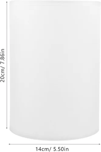 Vista 5 de SEWACC Pantalla de lámpara redonda de arpillera para bombillas E27, cubierta de lámpara decorativa para sala de estar, dormitorio, estudio